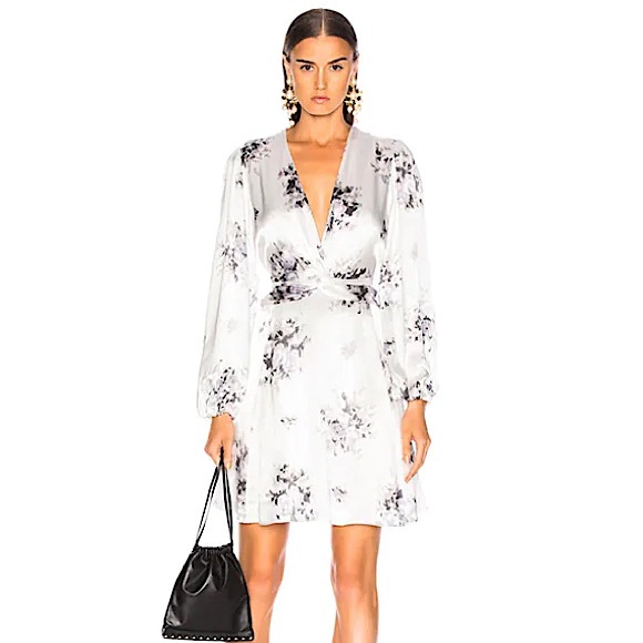 Ganni Dresses & Skirts - GANNI CAMERON FLORAL MINI DRESS SIZE 38